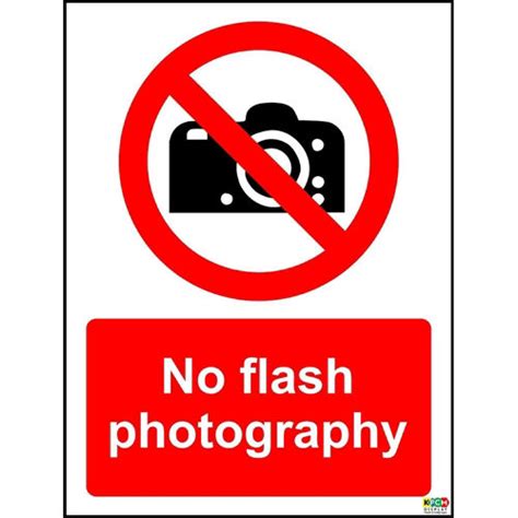 Kpcm No Flash Photography Sign Made In The Uk
