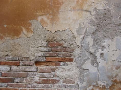 Crumbling Brick Wall Plaster