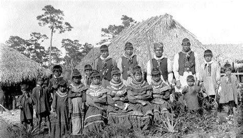Seminoles On Pine Island Florida Seminole Tribe Native American