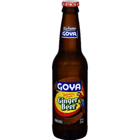24 Packs Goya Refresco Ginger Beer Soda 12 Ounce