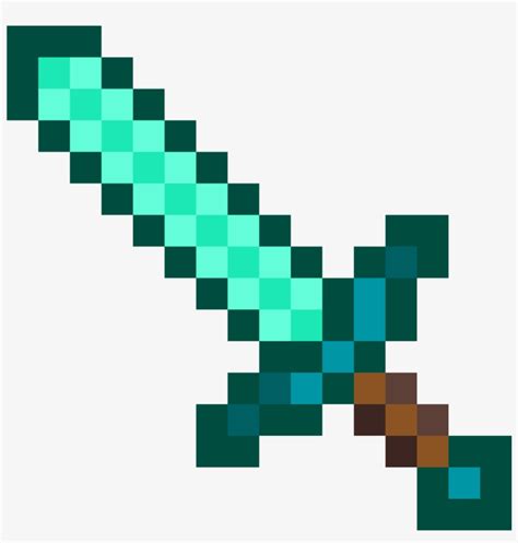 Diamond Swords Png Minecraft Enchanted Sword Png Transparent Png My