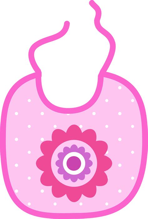 Onesie Clipart Pink Baby Bib Onesie Pink Baby Bib Transparent Free For