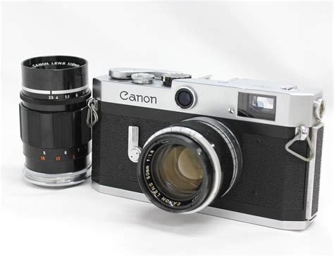 Canon P Rangefinder 35mm Film Camera With Bonus Lens 50mm And 100mm From