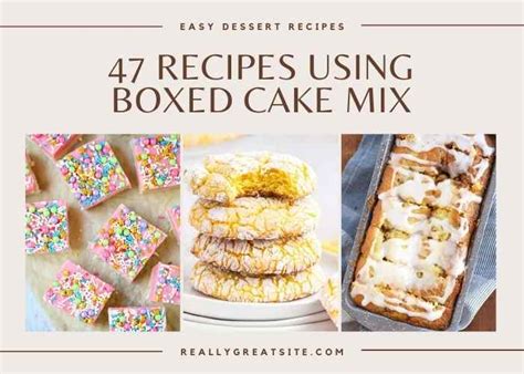 47 recipes from box cake mix koti beth