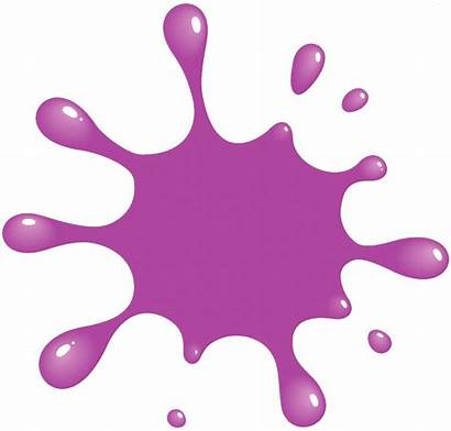 Paint Purple Splat Clip Splatter