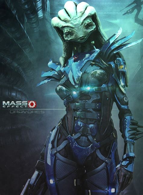 Cool Collection Of Mass Effect Fan Art Mass Effect Alien Concept Art