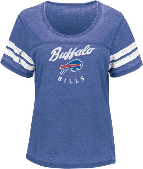 Majestic Buffalo Bills Womens Heathered Blue Superstar