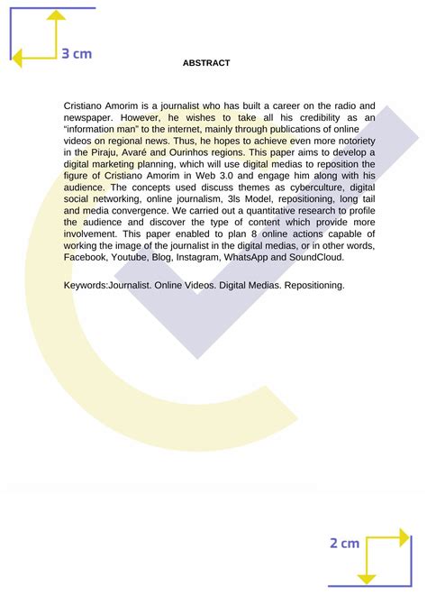 O Que é Abstract No Tcc