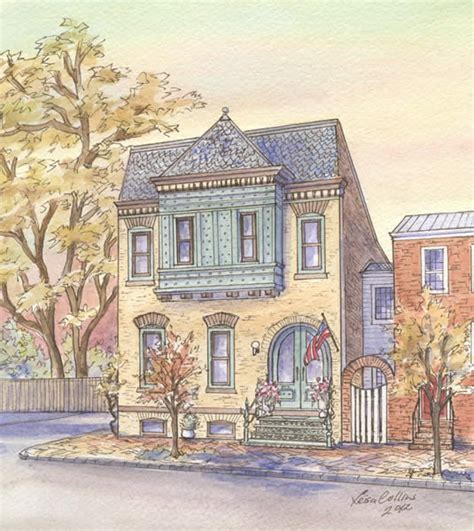 House Portraits Victorian Houses Gallery Leisa Collins Art