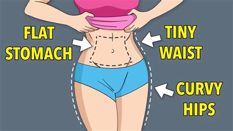 Flat Stomach Tiny Waist Curvy Hips 14 Day Hourglass Challenge