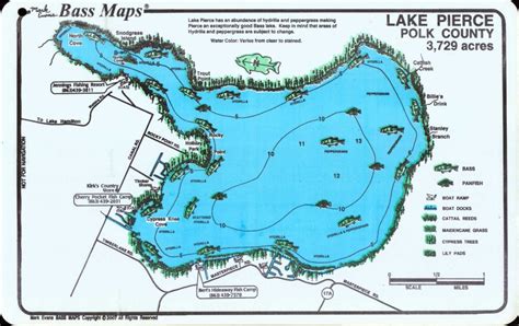 Florida Fishing Lakes Map Printable Maps