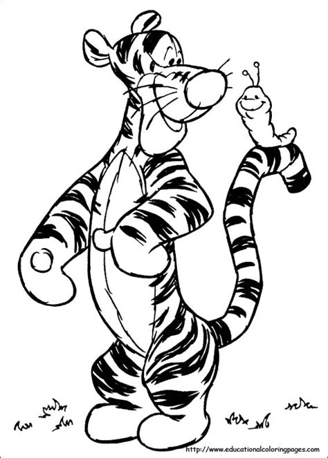 Tigger Coloring Pages Educational Fun Kids Coloring Pages And