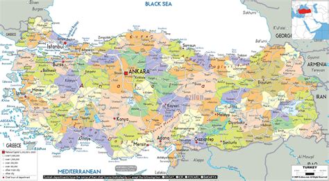 Vill du veta mer om något av resmålen är det bara att klicka på en av ballongerna. Turkiet maps - Karta som visar Turkiet (Västra Asien - Asien)