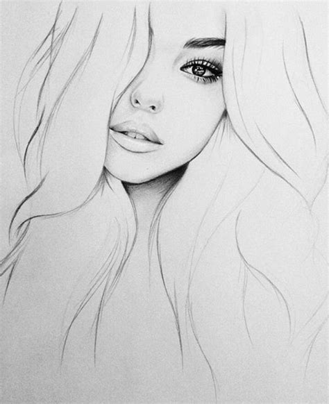 Realistic Pencil Drawing Of A Woman S Face