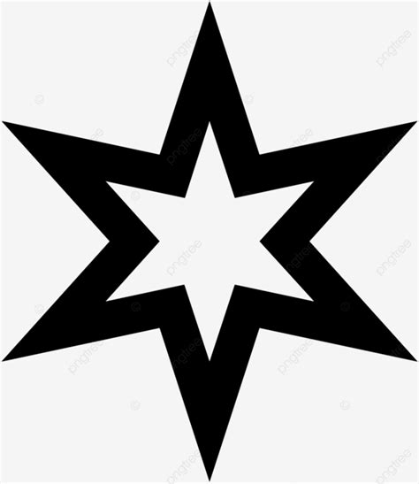 Pointing Silhouette Png Free Multi Pointed Stars Black And Art