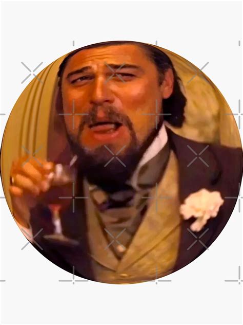 Leonardo Dicaprio Laughing Meme Sticker For Sale By Man Whale Redbubble