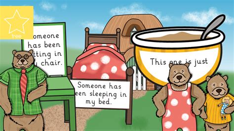 Teachers Pet Goldilocks And The Three Bears Story Phrases