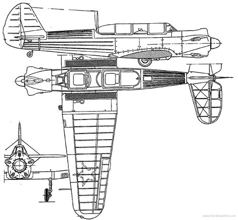 Plane Yakovlev Yak 18 Drawings Dimensions Figures Download