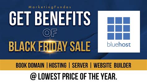 Bluehost Black Friday Sale Buy Domain Web Hosting Server Website