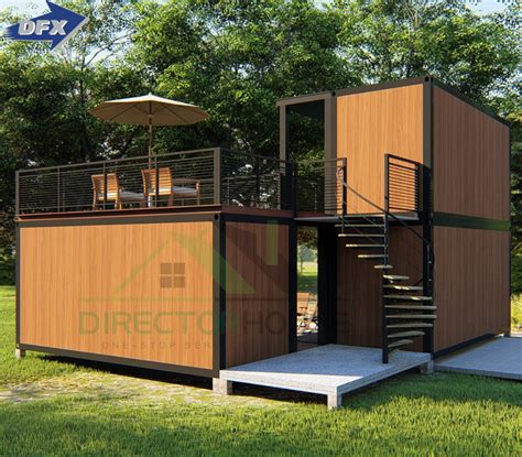 China Luxury Prefab Mobile Shipping Container Modular Home Flat Pack