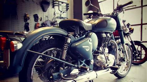 Royal Enfield Classic 500 Squadron Blue Youtube