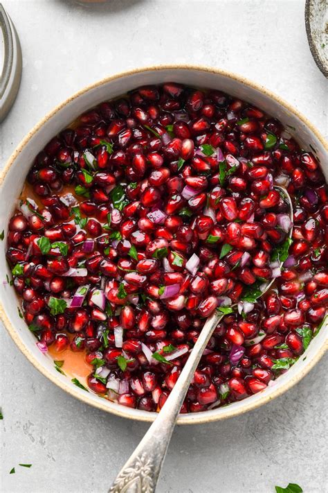 Fresh Pomegranate Relish Naturally Sweetened