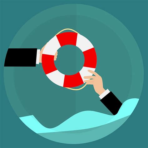 Hd Wallpaper Illustration Of Life Preserver Handed To Person In The Water Wallpaper Flare