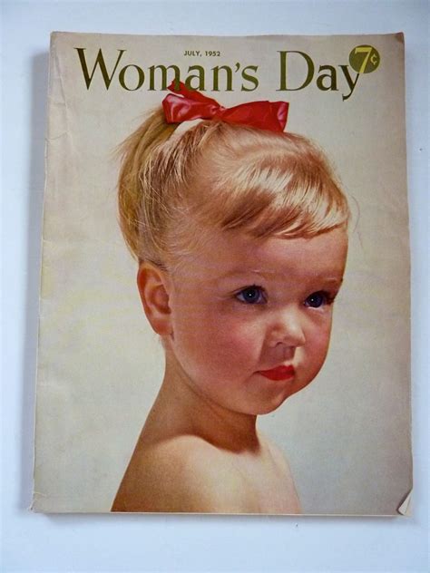 Womans Day Magazine July 1952 Vintage Color Ads Retro Etsy