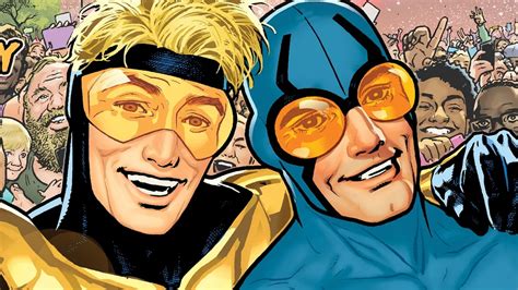 Justice Leagues New Bromance Booster Gold And Red Tornado