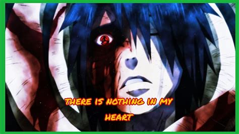 Legendary Anime Quotes Obito Uchiha Theres Nothing In My Heart