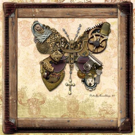 Butterfly Assemblage ~ Karen Bowers Altered Art Angels And Other