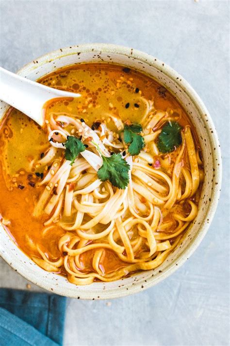 Spicy Coconut Noodle Soup By Choosingchia Quick And Easy Recipe The