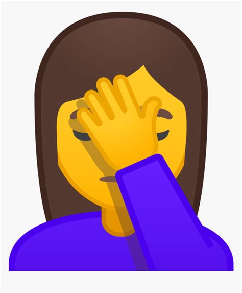 Facepalm Emoji Emoticon Clip Art Slapping Png X Px Facepalm The Best