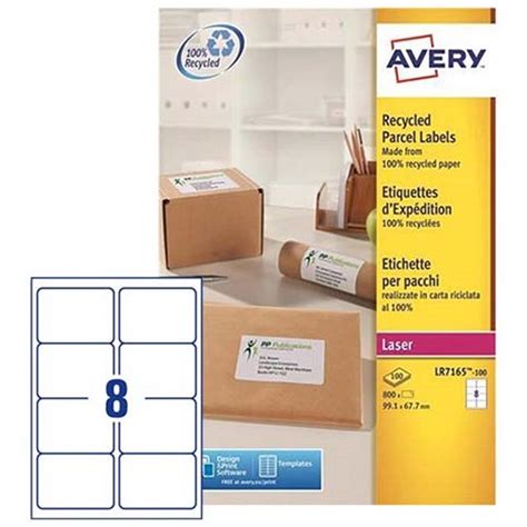 Most orders placed ship same day. Avery Addressing Labels Laser Recycled 8 per Sheet 99.1x67 ...