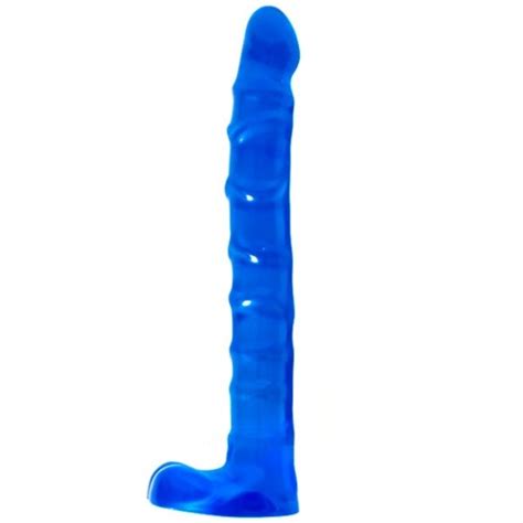raging hard ons slimline cobalt blue jellie ballsy 9 sex toys at adult empire
