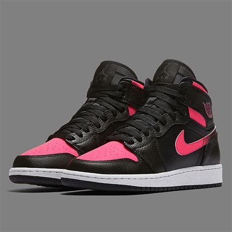 Black And Pink Join Up On The Air Jordan 1 Just For Girls For A Look