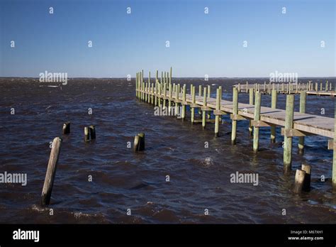 The Boardwalk Area Of The Outer Banks Of North Carolina Stock Photo Alamy