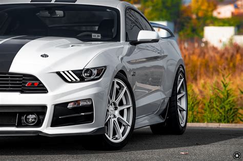 White Mustang Gt On Velgen Wheels Vmb9 Ms 2015 S550 Mustang Forum