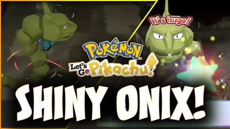 Shiny Onix In Pokemon Lets Go Stream Highlight Youtube