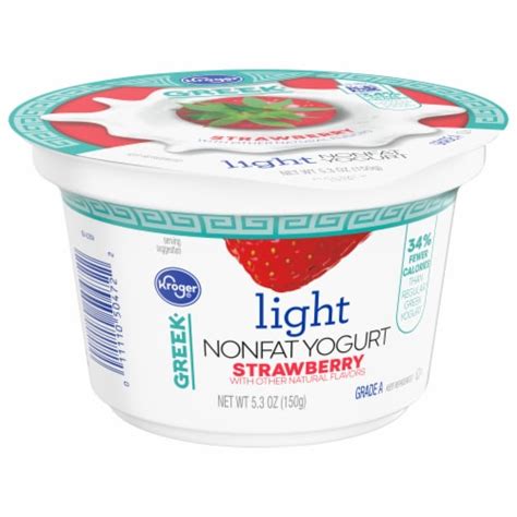 Kroger® Strawberry Nonfat Greek Yogurt Cup 53 Oz Kroger