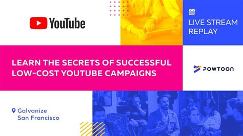 The Secrets Of Successful Low Cost Youtube Campaigns Youtube