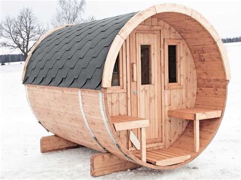 Barrel Sauna W8 Free Shipping With Images Barrel
