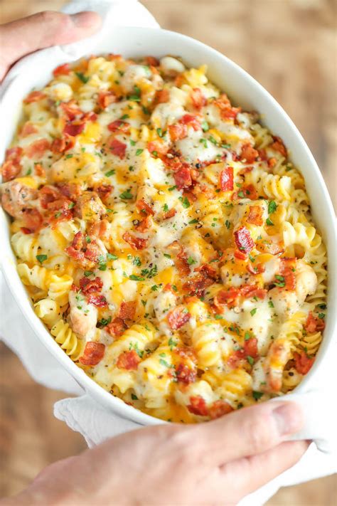 Add olive oil and toss. CHICKEN BACON RANCH CASSEROLE | Foodandcake789