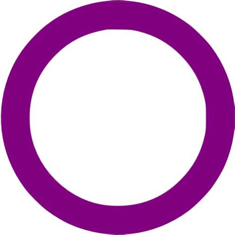 Purple Circle Outline Icon Free Purple Shape Icons