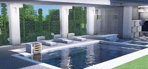 Minecraft Modern Swimming Pool Ideas And Design