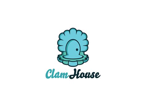 Logo Design Clam House By Simplepixel On Dribbble