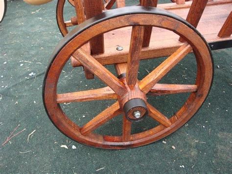 Amish Made Wooden Spoke Wagon Wheel Wagon Wheel Wood Wagon Wooden