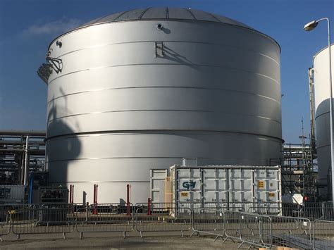 Locatiebouw 3995m3 Demiwater Opslagtank Voor Dow Chemicals Gpi Tanks Xl