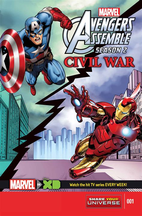 Marvel Universe Avengers Assemble Civil War 2016 1 Comic Issues