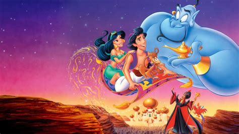 Aladdin 1992 4k Princess Jasmine Aladdin Genie Disney Hd Wallpaper Rare Gallery